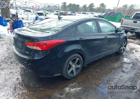 2012 Hyundai Elantra Limited (Ulsan Plant) z USA, uszkodzony, nr VIN KMHDH4AE0CU250794